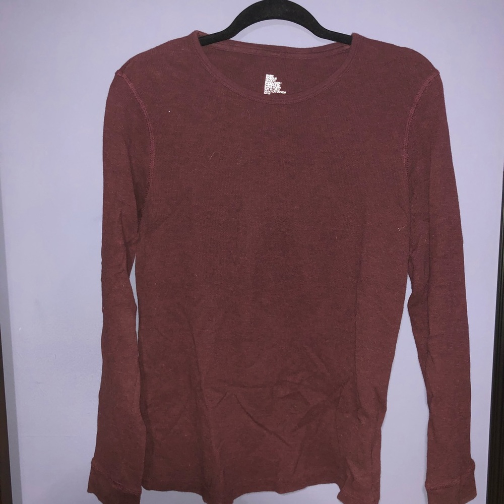 H&M Burgundy Long Sleeve
